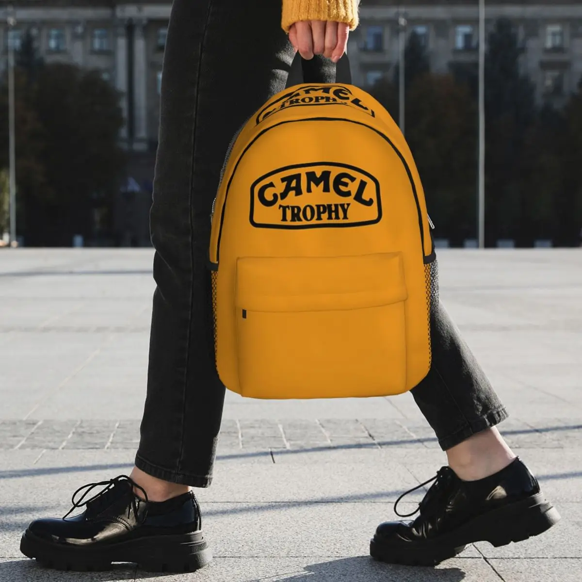Camel Trophy Defender 110 Zaino Studente Ragazzi Ragazze BookBag Borsa da scuola per bambini Borse a tracolla per laptop per uomo Donna