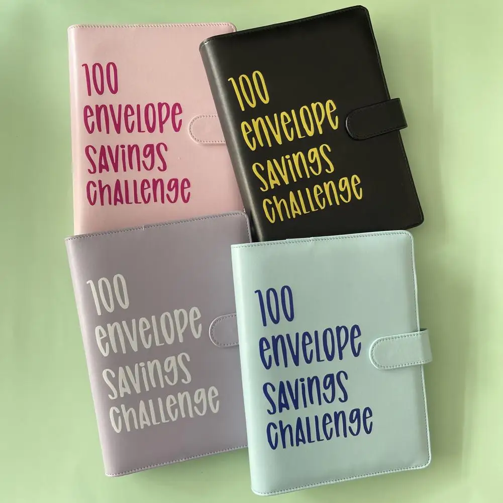 Envelope Challenge Binder Portable 100 Envelope Challenge Planning Notebook Flipchart Budget Flipchart Cash For Home Vacations