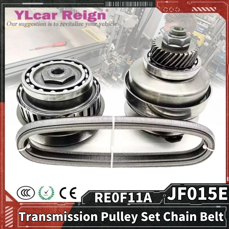 Courroie de chaîne de jeu de poulies de transmission automatique JF015E RE0F11A CVT 901068 901072