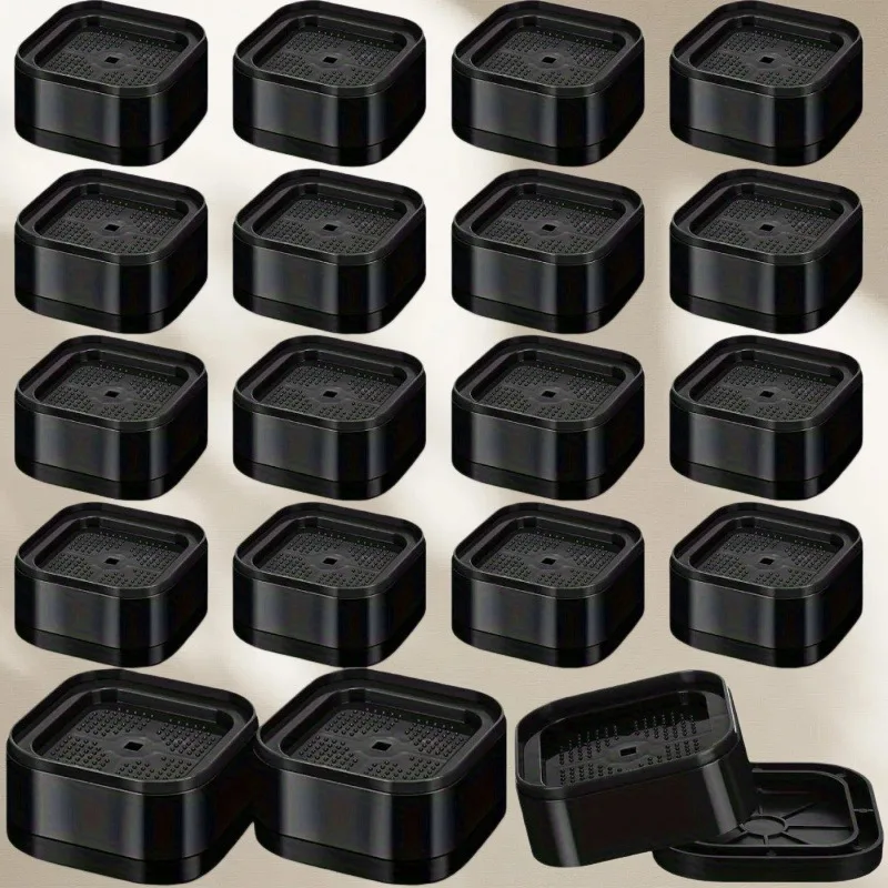 30pcs Heavy-Duty Adjustable Furniture Lifter Stackable Bed and Table Leg Lifter Non Slip Grip Easy Assemble Mattress Chair Sofa