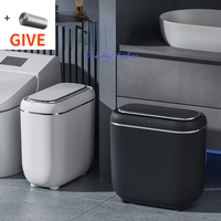 Automatic Sensor Trash Can Electronic Smart Household Bathroom Toilet Waterproof Narrow Dustbin Kitchen Induction Garbage Bin
