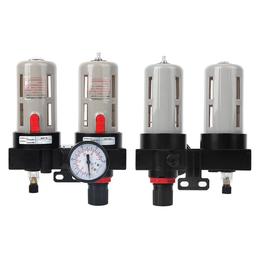 Öl-Wasser-Regler, Öl-Wasser-Abscheider, Druckluftfilter, Quellenbehandlung mit Manometer BFC-4000