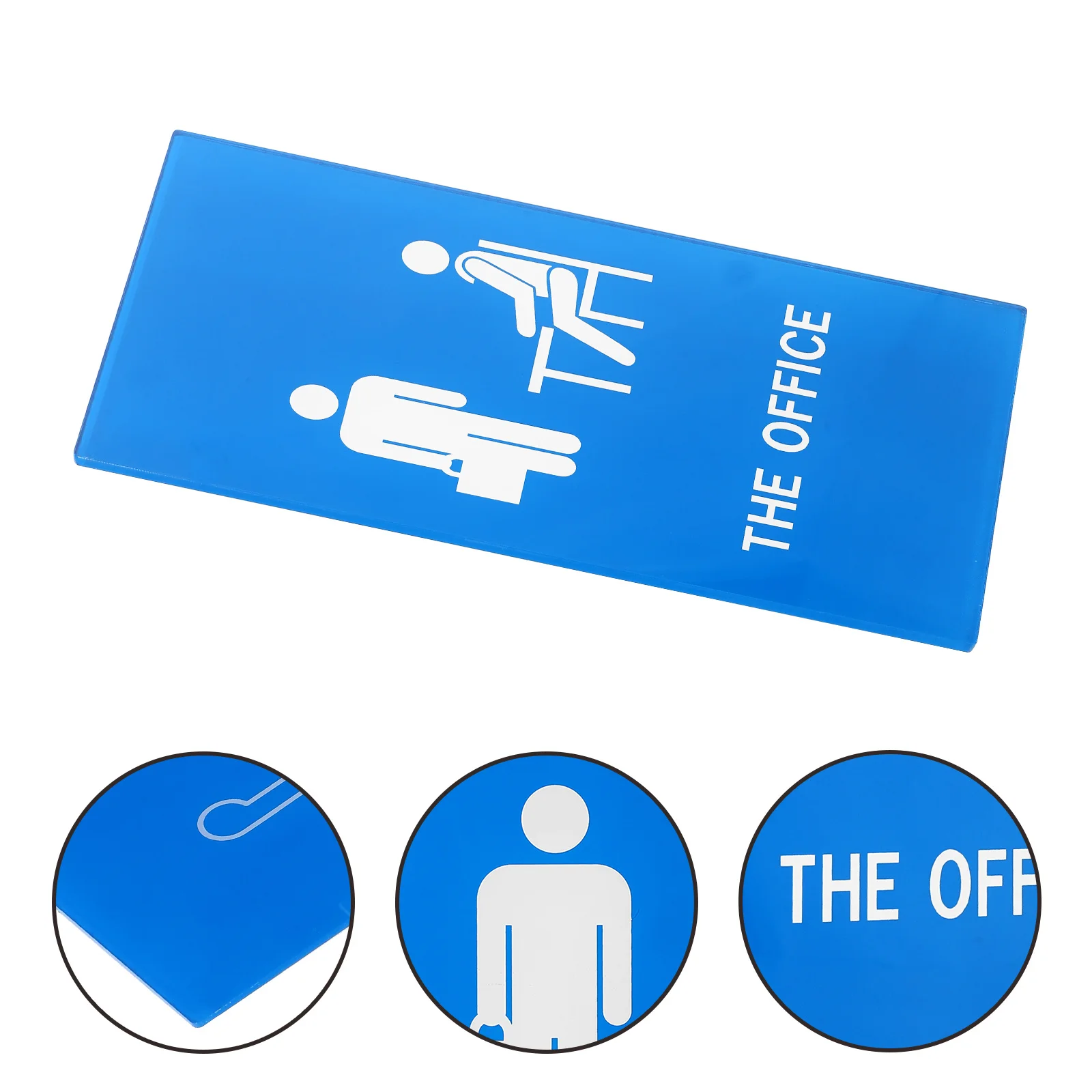 

Acrylic Office Door Sign Practical Portable Easy to Install in Office Hospital Clinic Informative Acrylic Decor