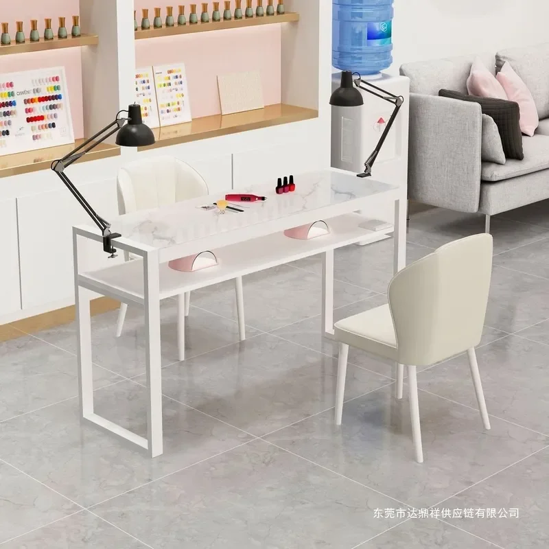 Nail table Economy nail salon special table Internet celebrity makeup table Light luxury simple single double Japanese nail