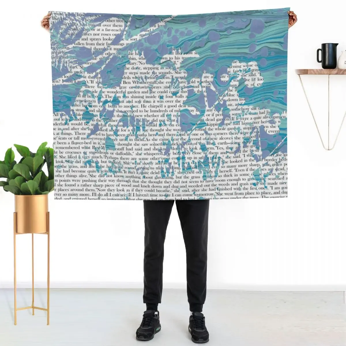 The Secret Garden: Frances Hodgson Burnett Throw Blanket anime Hairy for babies Large Fashion Sofas blankets ands Blankets