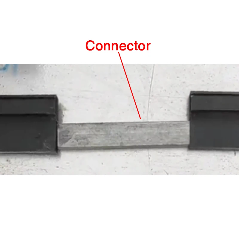 Gicl 6pcs / lot 12cm/pc length Steel joint connector for 2590F 3590F 4590F 11530 LED Aluminum Frame