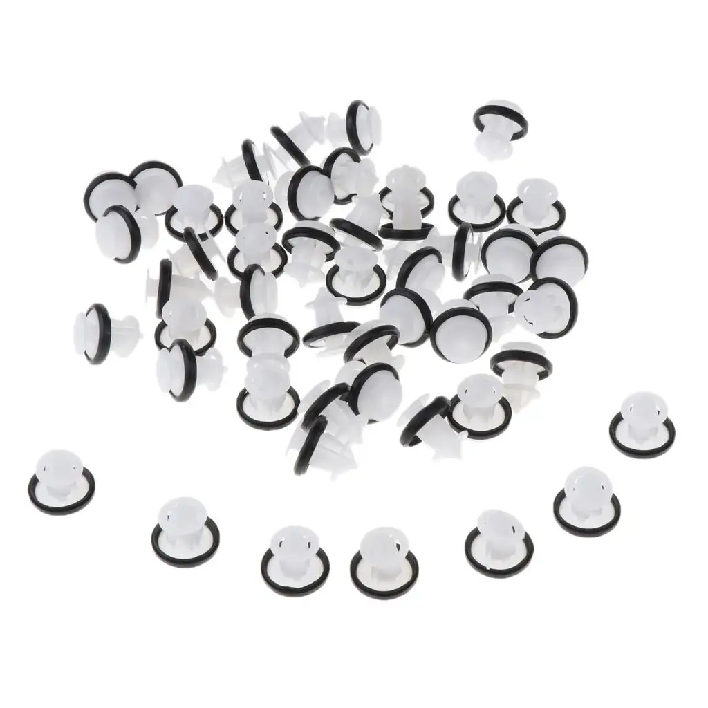 Nylon Door Panel Push Pin Retainer Clips ABS Rivet Set for Car Side Skirt Bumper Protection and Repair