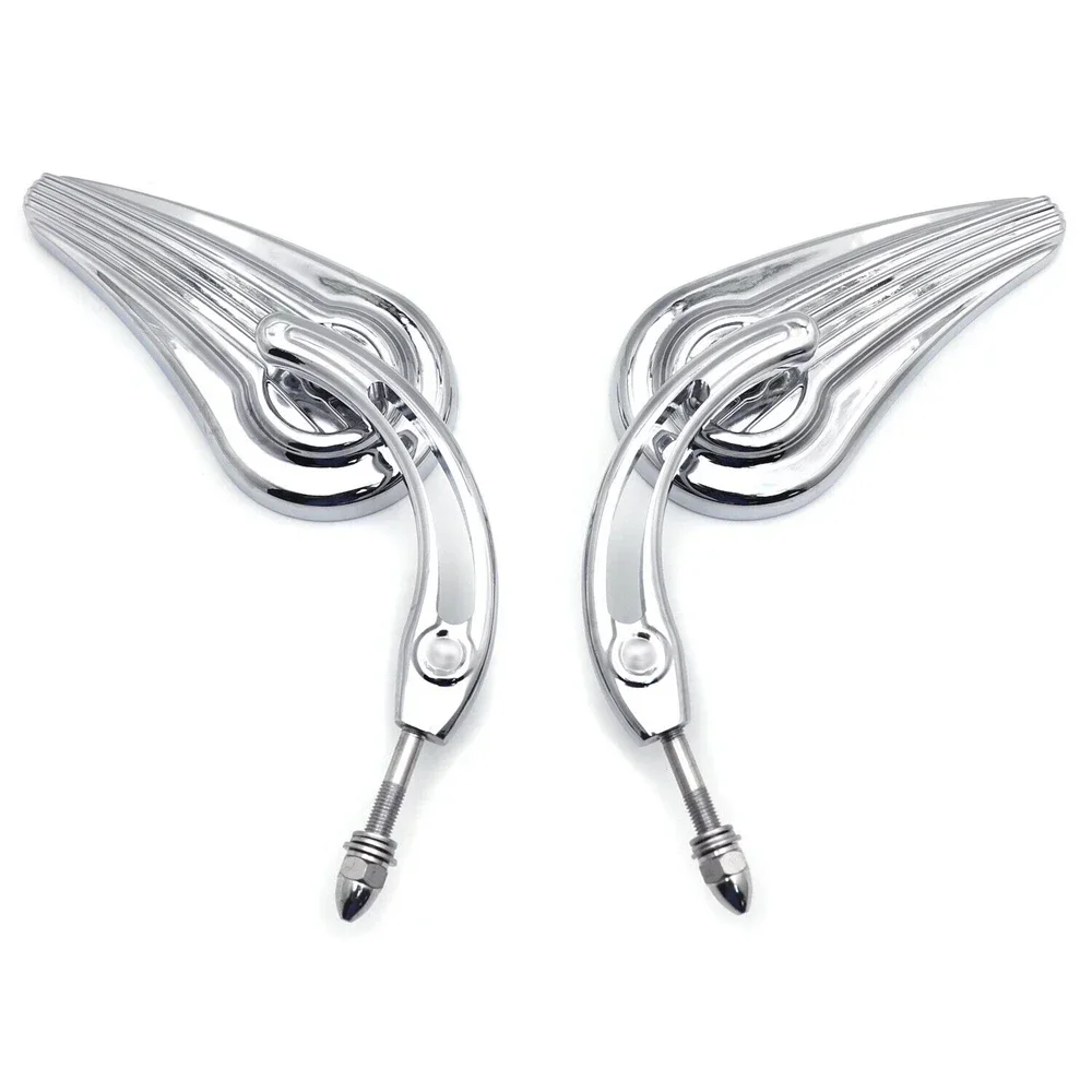 Motorcycle Chrome Side Mirrors for Harley Davidson 1982-later Street 500/750 Low Rider SuperLow