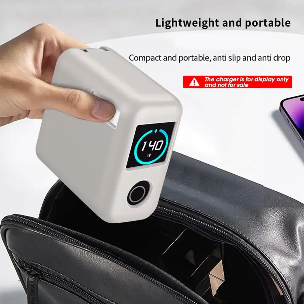 For Anker Zolo 140W Four-Port Gallium Nitride Charger Case Full Protection Dustproof Waterproof Silicone Protector Bags