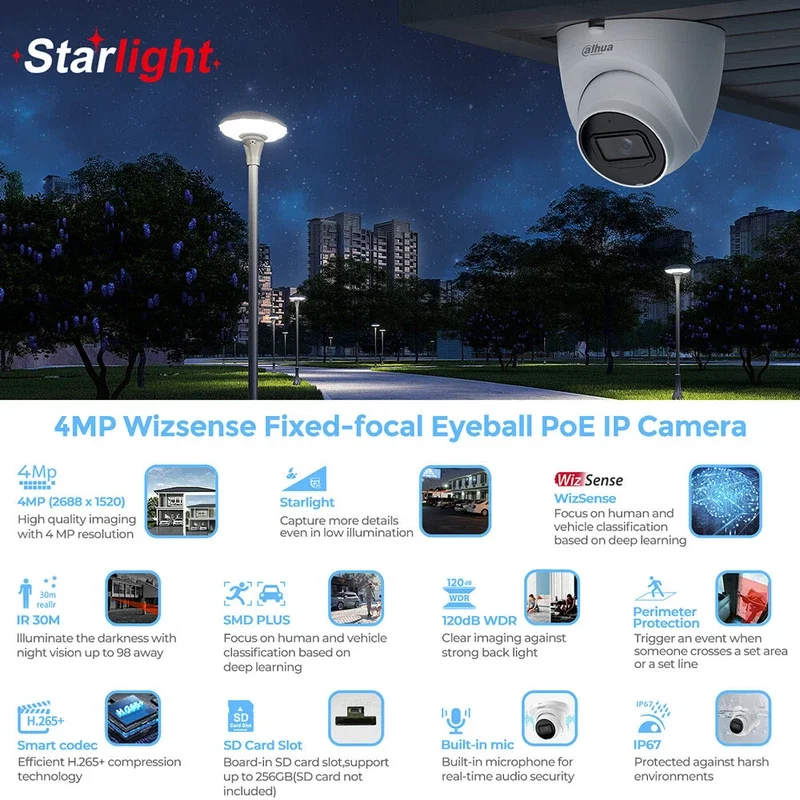 Hikvision 4k 8MP ColorVu Smart Hybrid Light IP Camera DS-2CD1383G2-LIU Dual-Light White Light Built-in Mic Turret Network Camera
