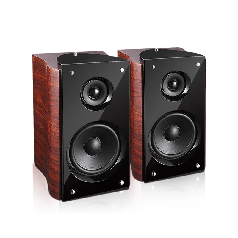 

HIFI Bookshelf Passive Speaker 5 - Inch 60W Power 2 - Way Stereo Home Audiophile Passive Speaker Piano Lacquer 1 - Inch Tweeter
