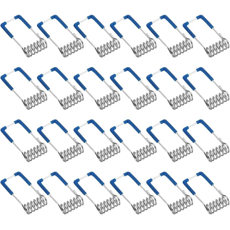Lamp Spring Clips, 10 Pack Emitting Diode Recessed Lighting Accessories Securing Clamps for Ceiling Lamp, Blue