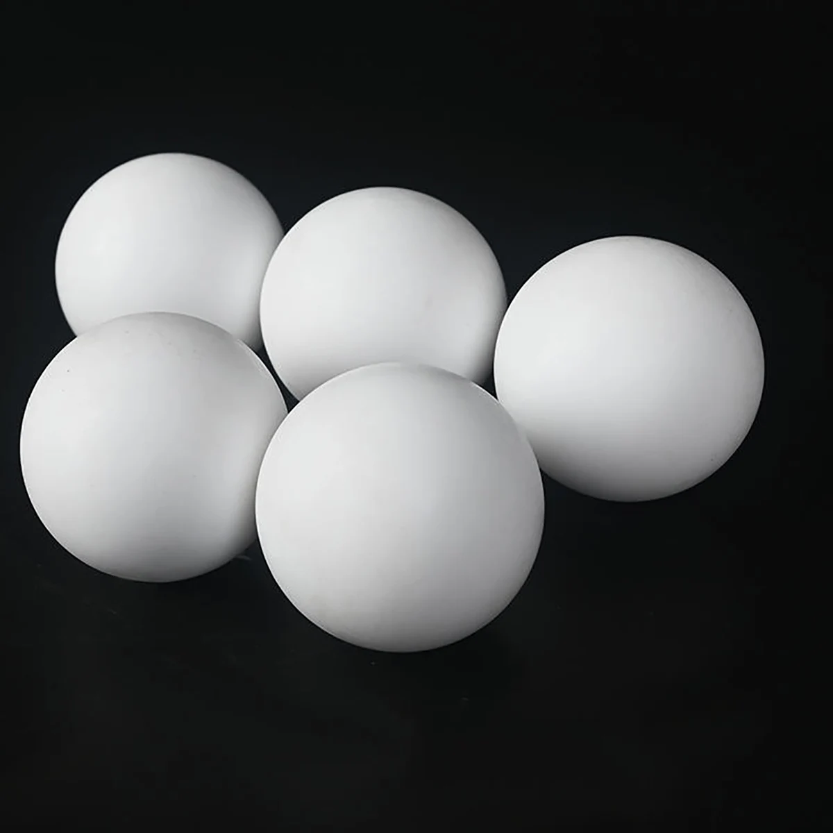 Diameter 1-70mm PTFE Balls White Solid Plastic F4 Ball Rolling Bead Electrical Insulation Bearings Sealing Corrosion Resistance view 2