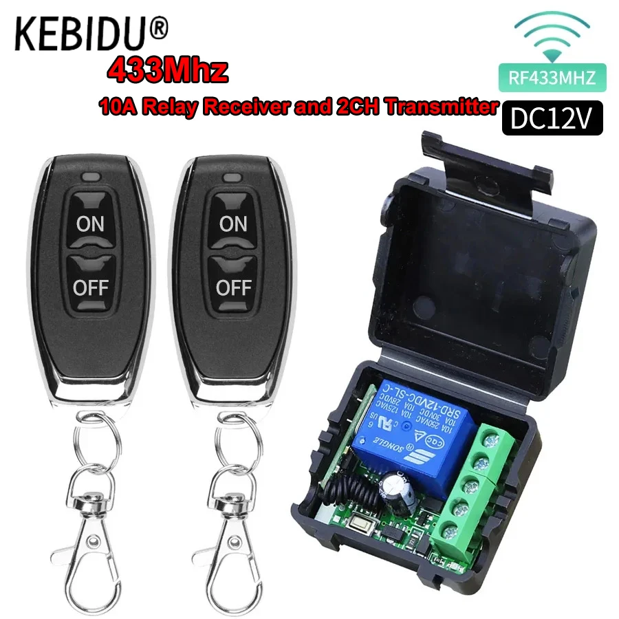 433Mhz 10A Relay Re…