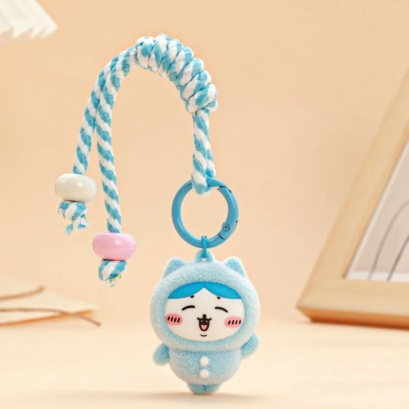 Novo kawaii sanrio chiikawa bonito dos desenhos animados de alto valor chaveiro de pelúcia pingente boneca mochila chaveiro pingente brinquedo das crianças