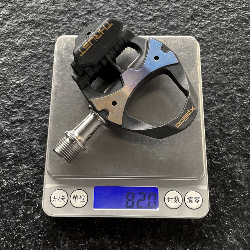 XPEDO THRUST road bike pedal carbon fiber superlight 164g Ti axis