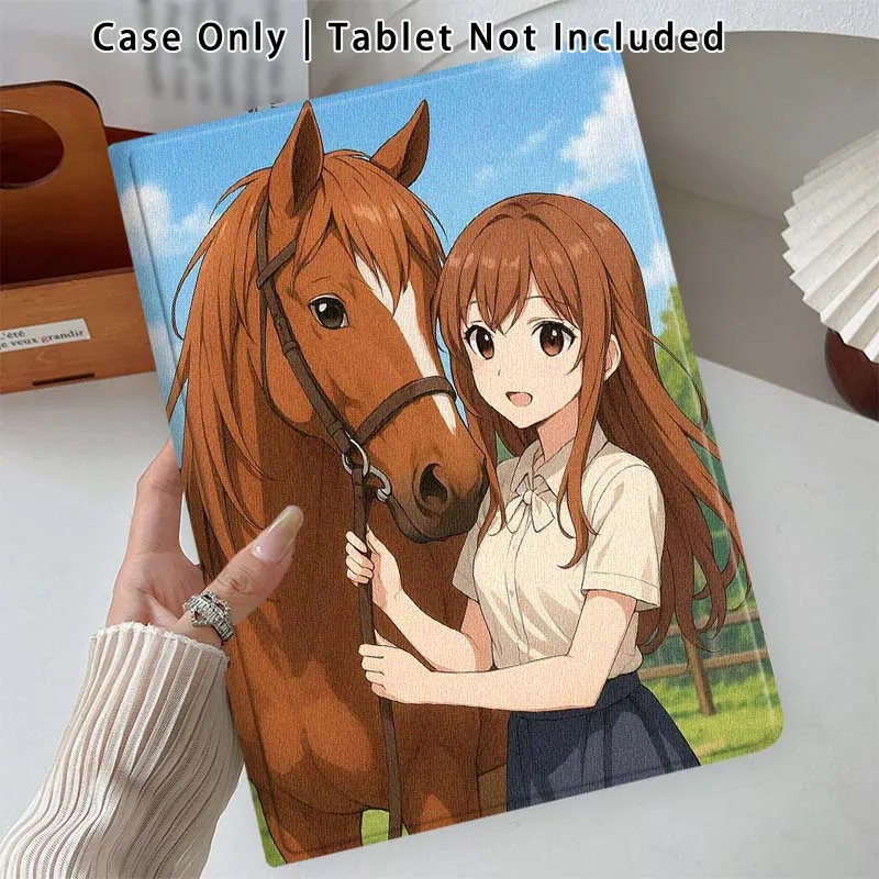 

Anime Girl Horse For Lenovo Xiaoxin Pad Pro Tab M10 K10 Plus 3rd Y700 Gen 11 11.2 11.5 12.7 8.8 Inch Tablet Case