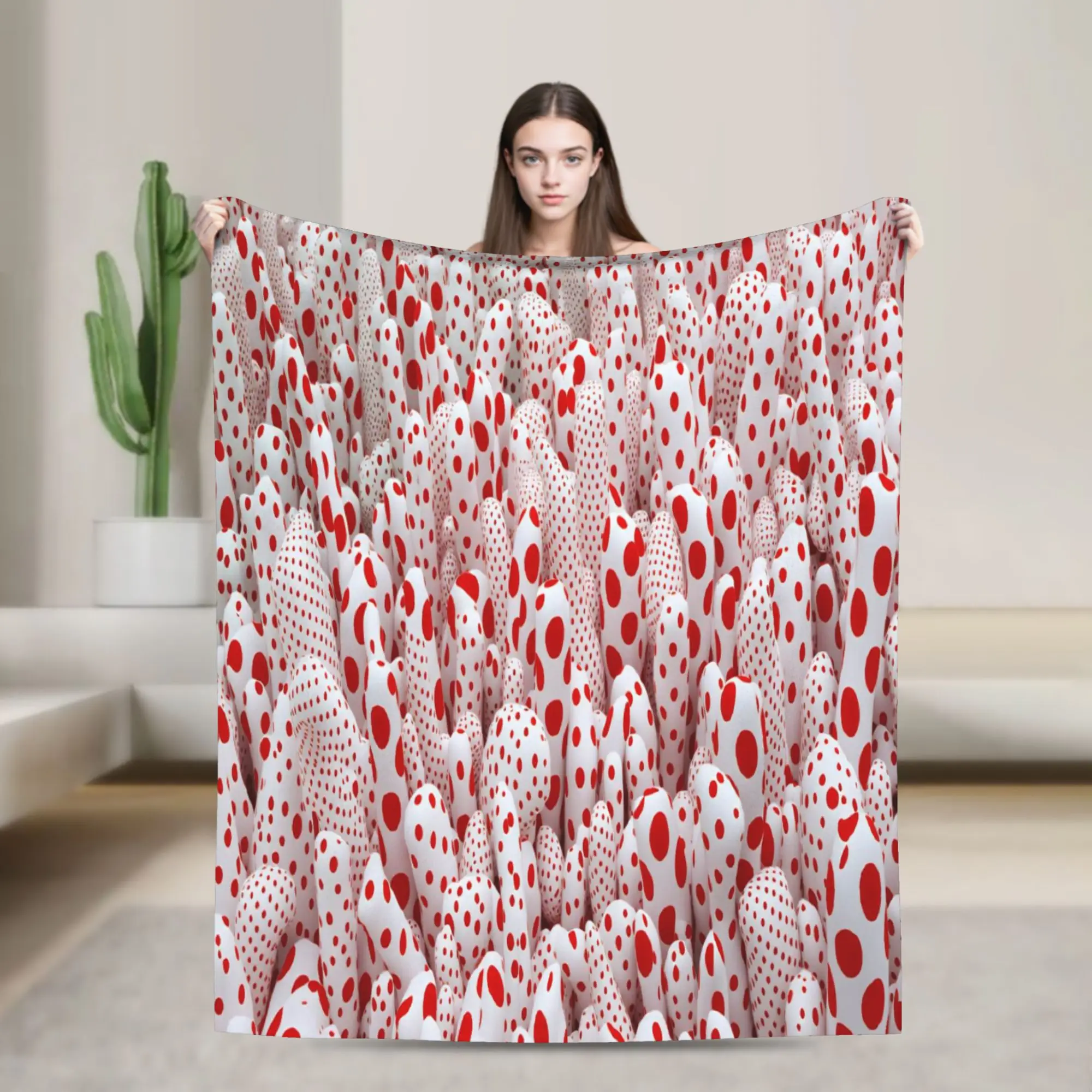 Yayoi Kusama Infinity Mirror Room Warm Comfy Blanket  Pattern Travel Car Throw Blanket Couch Chair Bedspread Sofa Bed Cover