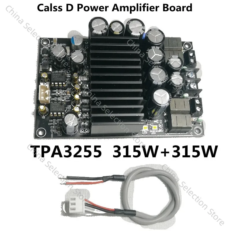 

TPA3255 Fever HIFI Digital Power Amplifier Board, High Power 2.0 Channel, Stereo 600W HIFI