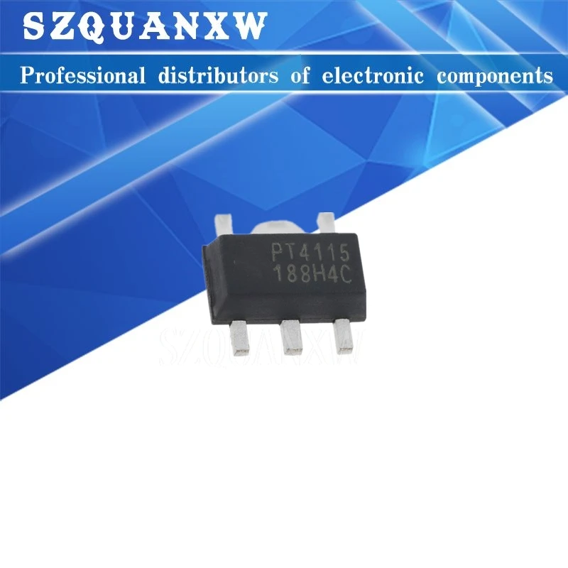 10pcs PT4115B89E SOT89-5 PT4115 SOT SOT-89 SMD