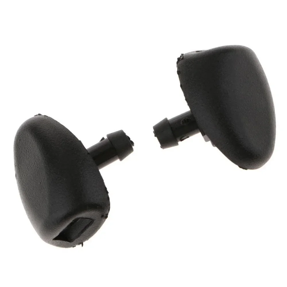 2Pcs Car Water Jet Spray Nozzles Front Windshield Washer Wiper  Sprayer For Peugeot 206 207 407 6438Z1 6438CA 643871