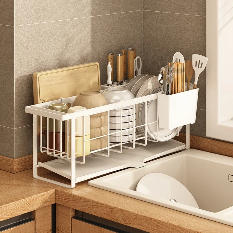Plate rack narrow kitchen window sill small tableware drain rack dishwasher sink sink rack