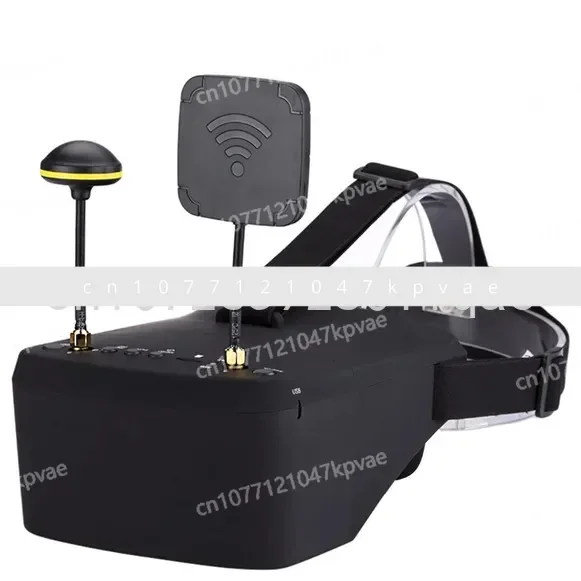 Aircraft Model FPV Video Glasses Image Transmission 5.8G 5-inch DVR Recording 800D Detachable Head Wearing FPV Glasses