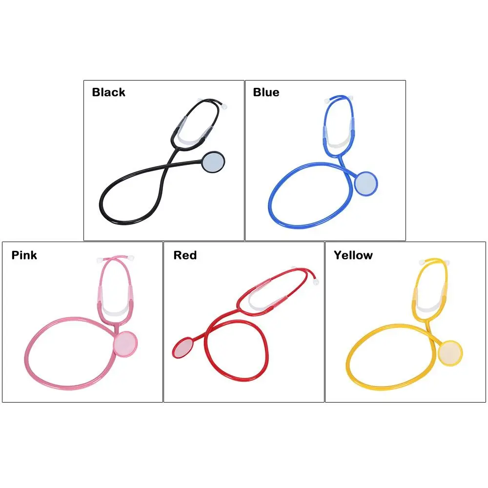 لعبة سماعة الطبيب للأطفال متعددة الألوان يمكنك صنعها بنفسك لعبة محاكاة تقليد لعبة الطبيب لعب الأدوار ألعاب الوالدين والطفل هدايا تظاهرية للطبيب