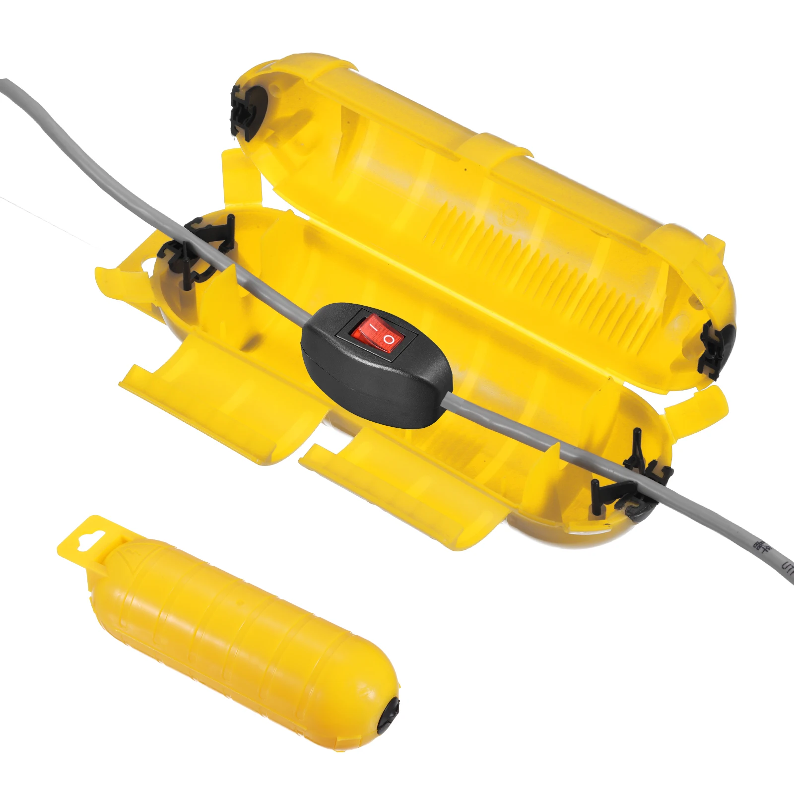 1/3Pcs Extension Cord Safety Cover With Waterproof Seal Weatherproof Electrical Connection Box To Protect Outdoor Outlet Plug