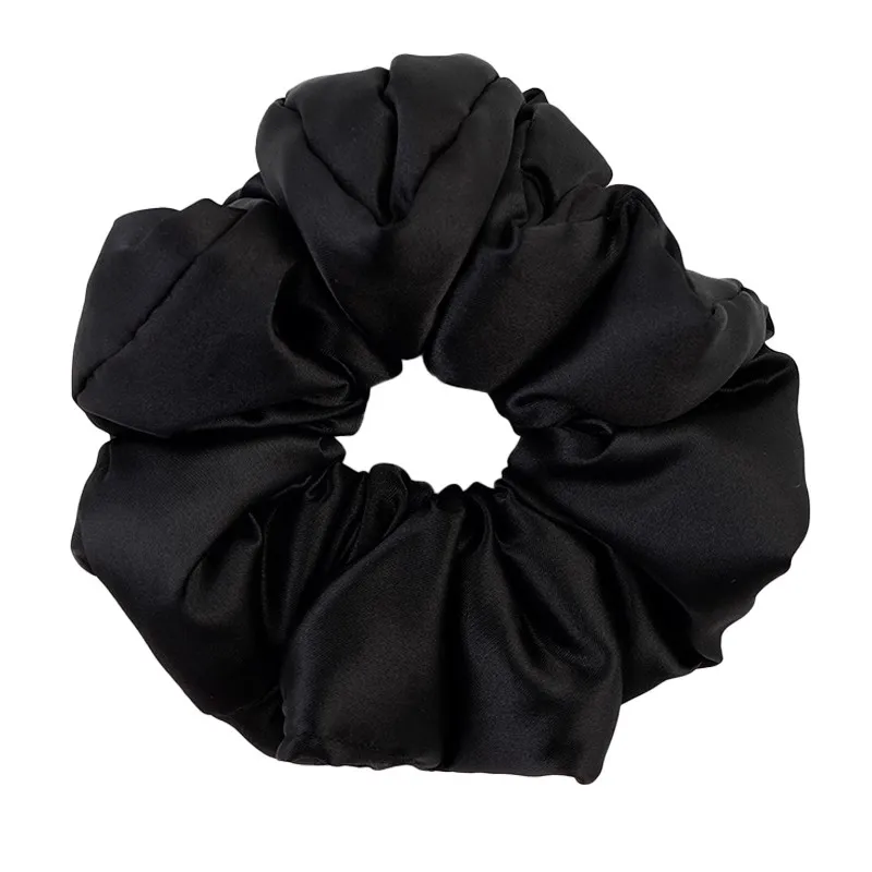 Solid Large Size Thick Large Intestine Hair Band For Women Girls Sweet Hair Holder Scrunchie Hair Tie Fashion Hair Accessories