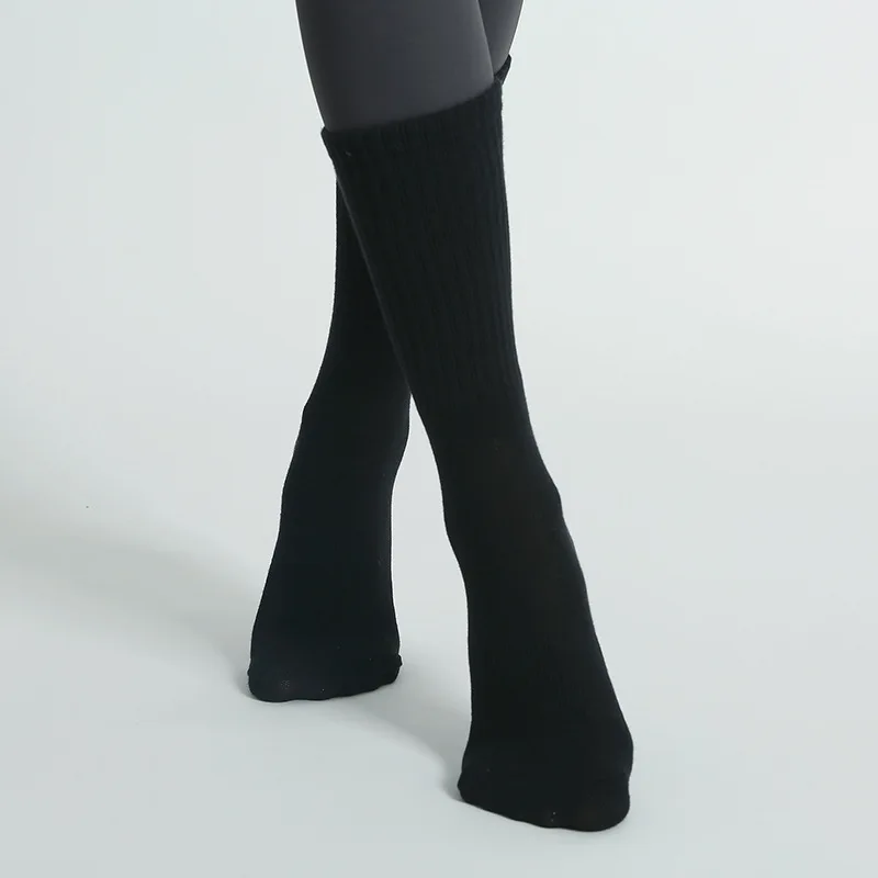Professional Women Yoga Socks Cotton Mid-tube Non-slip Silicone Indoor Fitness Socks Floor Socks Dance Pilates Sports Socks image 3