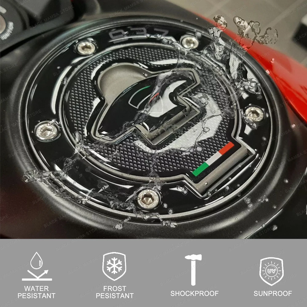For DUCATI MONSTER 937 2021 Motorcycle Accessories 3D Epoxy Resin Tank Pad Protection Sticker