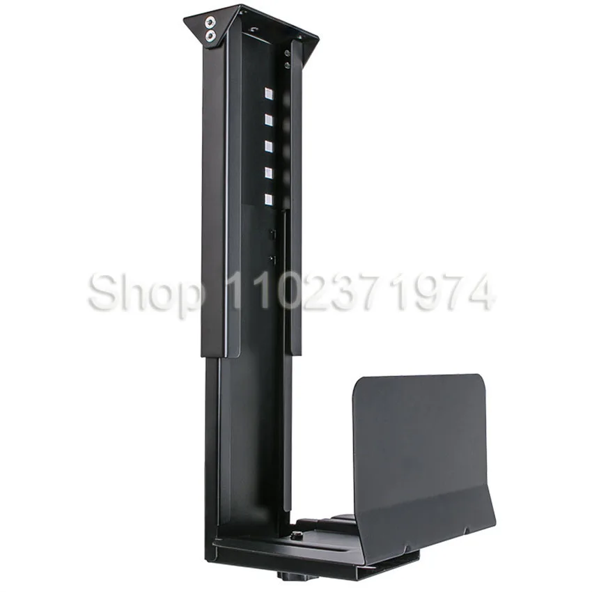 

Universal PC Case Holder Computer Host Bracket Steel Wall Mount Adjustable Under Desk Hold for Home Laptop PC Case Accessories