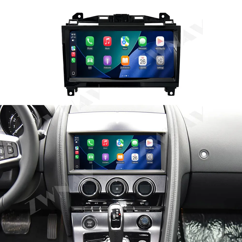 10.25 Inch Android14 Car Multimedia Player For Jaguar F‑Type X152 2013‑2019 Wireless CarPlay Android Auto GPS Screen Head Unit