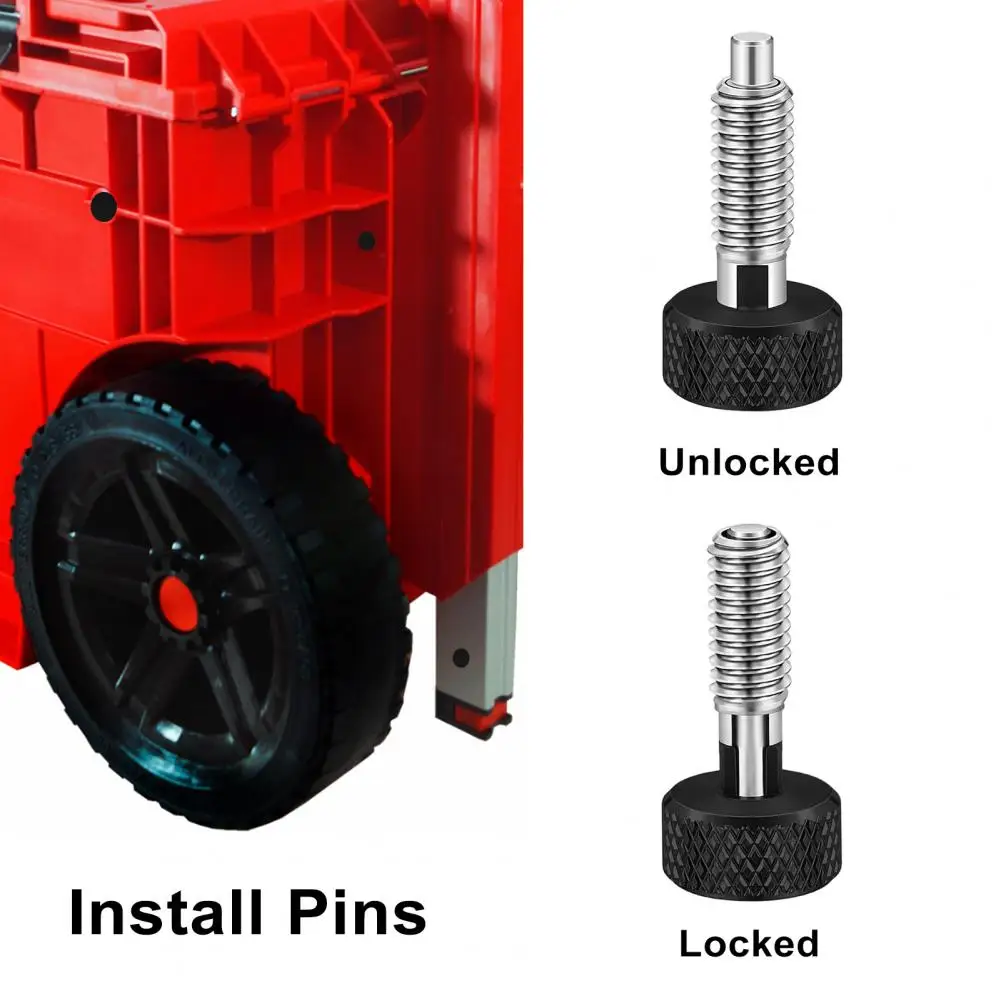 

1Pc/1 Set Packout Handle Quick Release Pins Rustproof Corrosion Resistant Retractable Spring Plunger Quick Release Lock Pins