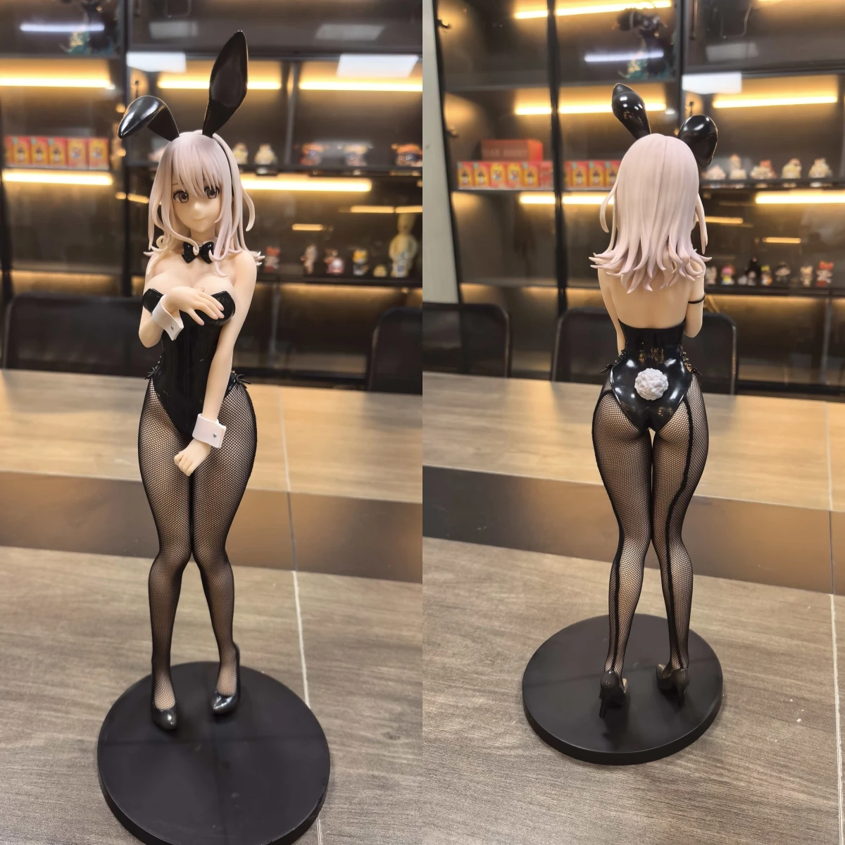 Kuroiwa Medaka Bunny Girl 1/4 Scale PVC Action Figure Cute Desktop Decoration Toy Collectible Gift for Fans