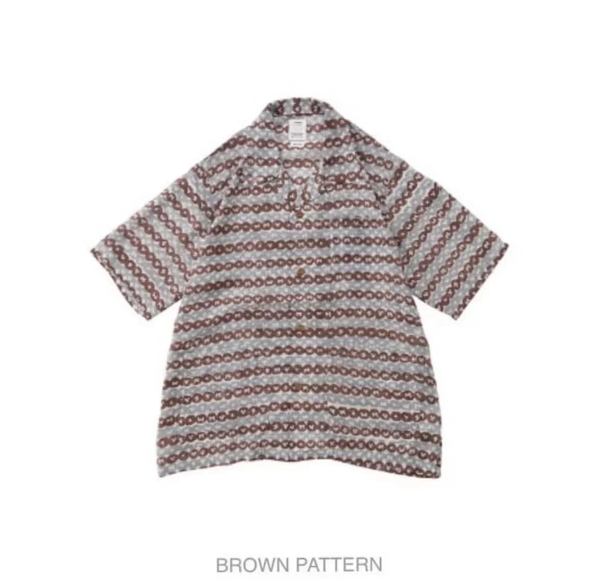 

[Retail And Wholesale]VISVIM WMV 19SS KOFU ELLERY SHIRT Hand-painted Hawaiian short-sleeved shirt 091
