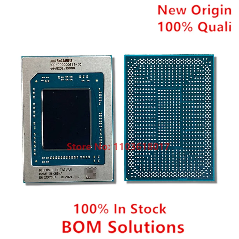 Imagem -06 - Cpu Bga Chipconjunto 100000000560 R96900hx 100-000000561 R7-6800h 100-000000562 R5-6600h 100-000000563 100-000000564 100 Novo