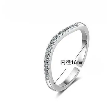 925 Sterling Silver Classic Sparkling Zircon Wedding Engagement Band Promise Bridal Ring Anillos For Women Fine Jewelry Gift view 6