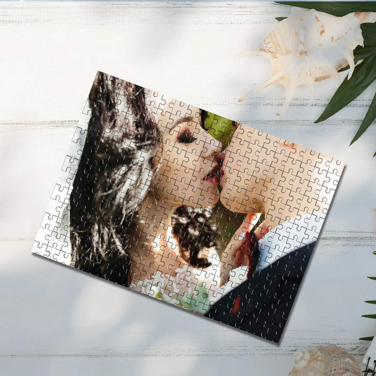 35/300/500/1000pcs Personalized Custom Photo Puzzle Wedding Photos Customize Your Puzzle To Create An One-Of-A-Kind Present