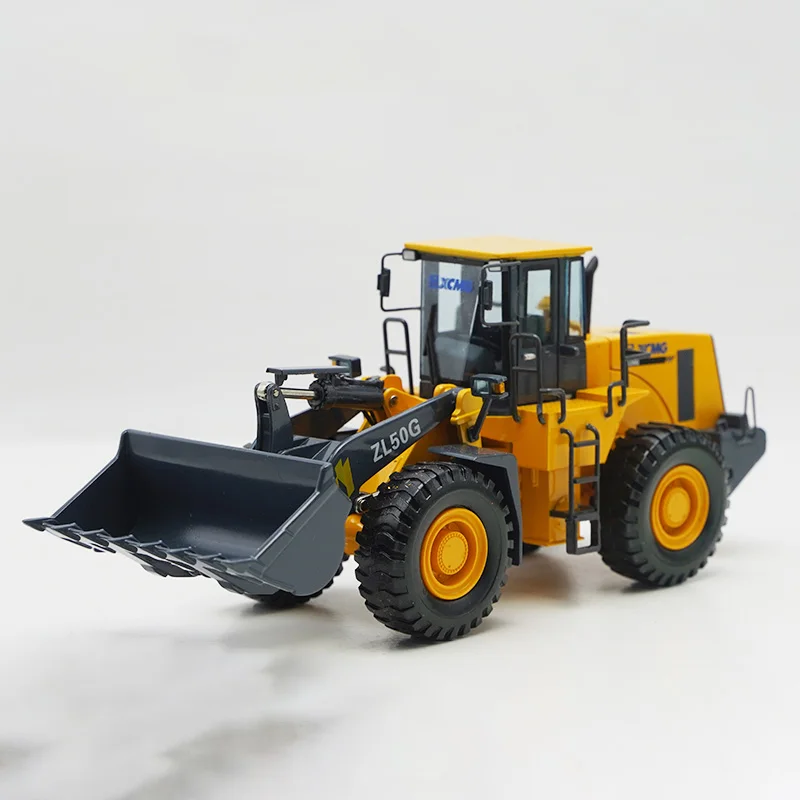 

Diecast 1:35 Scale Foton Lesa Loader ZL50G Alloy Forklift Engineering Vehicle Model Collection Souvenir Ornaments Display