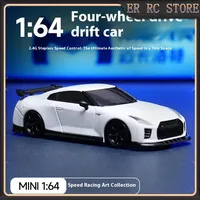 Mcarro Mini 1/64 RC Car Remote Control Drift Vehicle 2.4g 4-Wheel Drive Infinitely Variable Speed Simulation Desktop Racing Toy