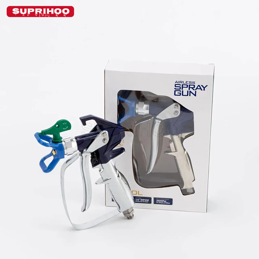 

The SUPRIHOO Airless Gun with Wagner Nozzle Holder 3600PSI Is Suitable for Furniture Guardrail Painting as Well as Professional