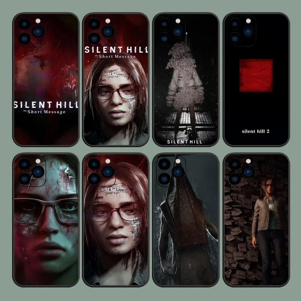 Game S-Silent Hill The Short Message Anita Phone Case For iPhone 8 11 12 13 14 15 Mini X XR XS PRO MAX Plus Cover