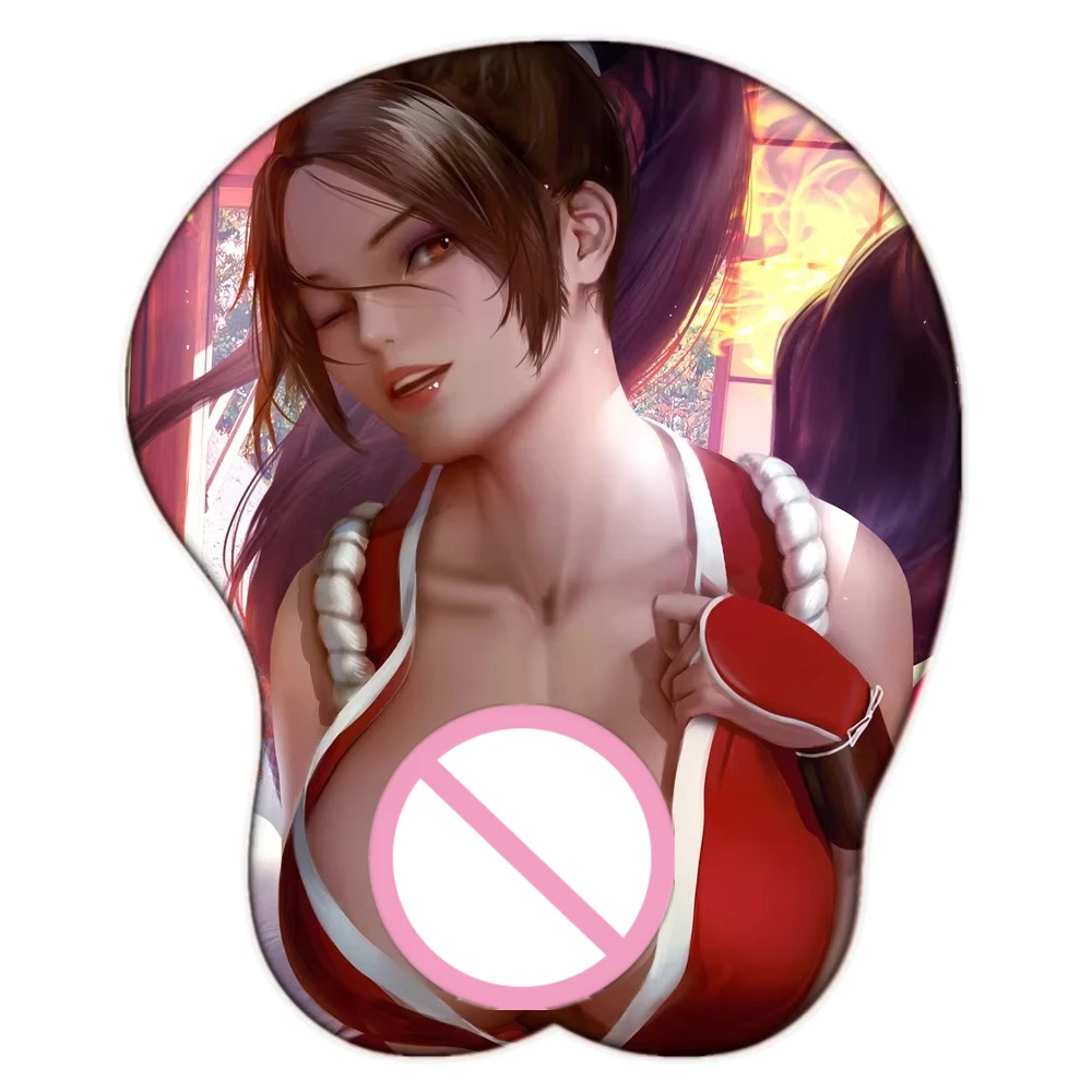 Zepwran Creative 3d Silicone Boobs Mouse Pad Anime Hand Mouse Pad Cute Oppai Drawing Gamer Wrist Rest