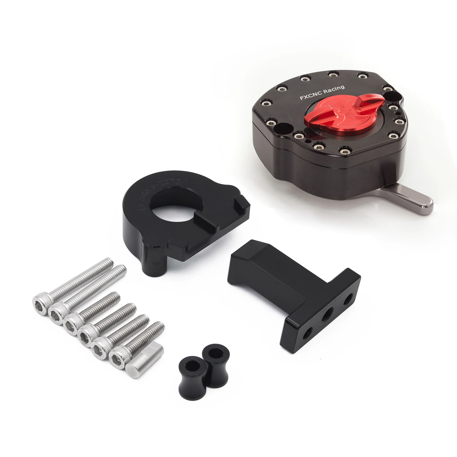 For CFMOTO CF Moto 675 SR 675SR 675SR-R CNC Aluminum Steering Damper Bracket Mounting Kit Accessories