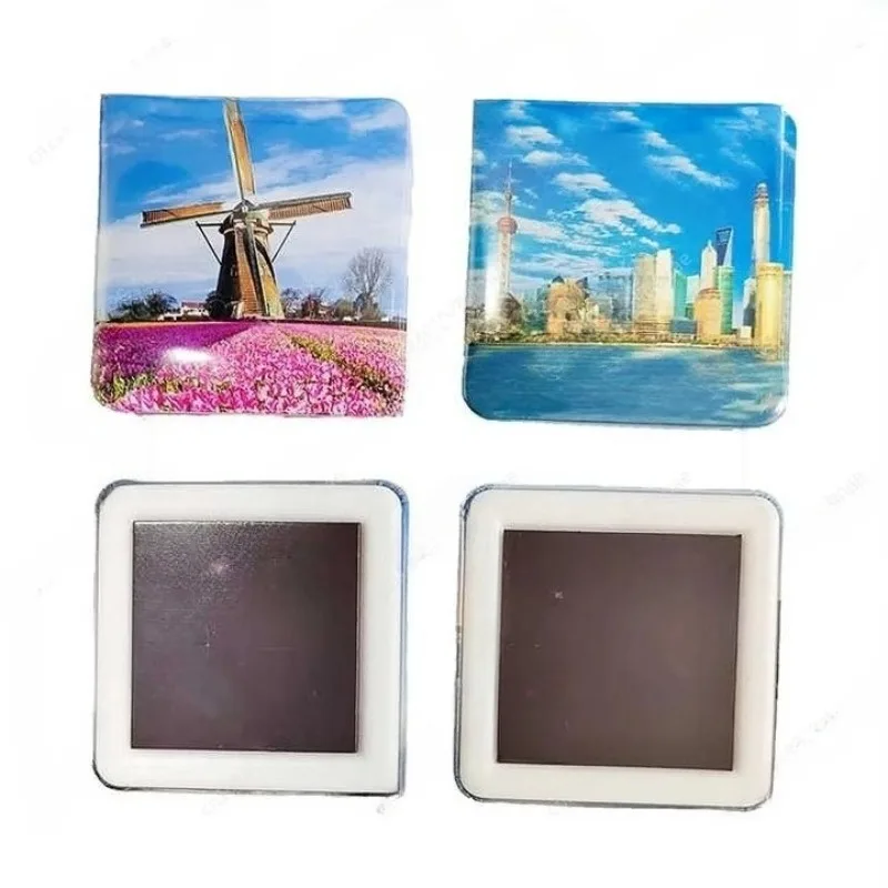 Square 2*2 Inch Badge Making Machine+Cutter + Fridge Magnet Material 50mm