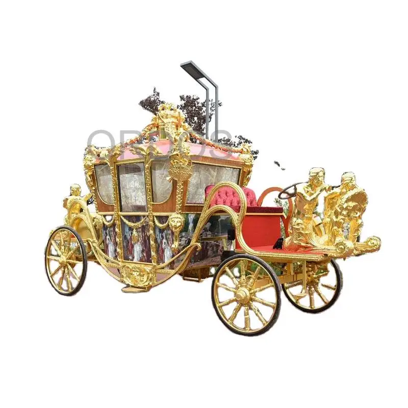 England style the gold stage coach horse carriage manufacturer