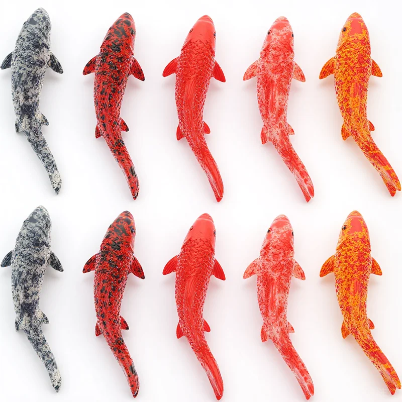 

20 Pcs Koi Decorations Aquarium Fish Accessory Decorate Resin Realistic Figure Tank Simulation Swimming