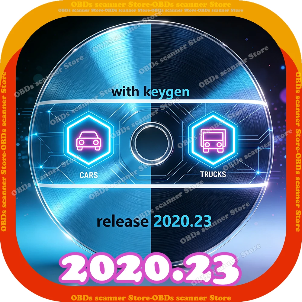 Auto Release 2020.23 Send With Keygen Software Install On Win7810 Ds Car Diagnostic Tools Link USB Unlimited Truck Code Reader